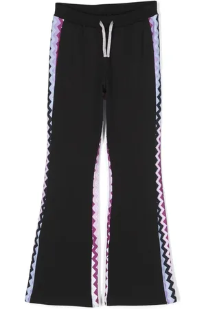 Missoni Pantaloni sportivi svasati con stampa
