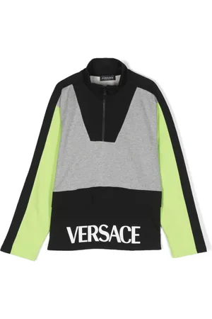 VERSACE T-shirt con design color-block