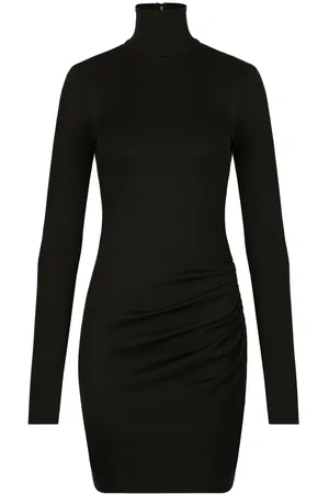 Dolce & Gabbana Abito a collo alto con ruches