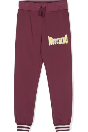 Moschino Pantaloni sportivi con stampa