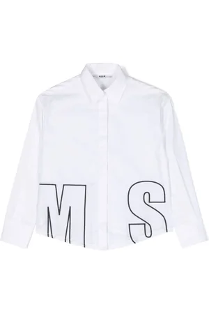 Msgm Camicia con ricamo