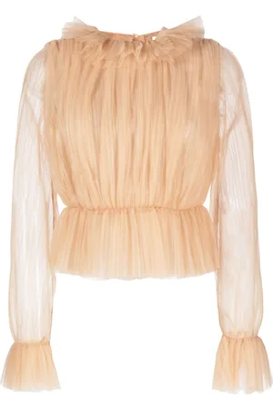 Khaite Blusa a maniche lunghe