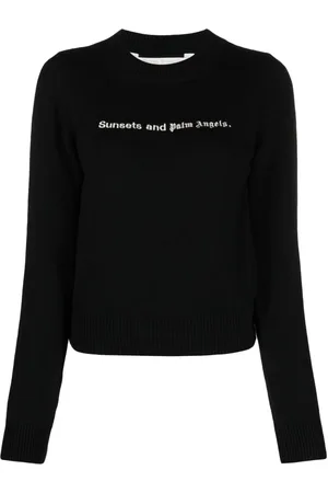 Palm Angels Maglione Sunsets con ricamo