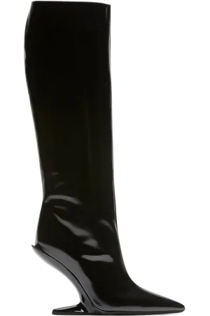 Nº21 Stivali in pelle Schuhe 120mm