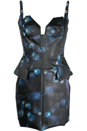 COPERNI Abito Holographic corto a fiori