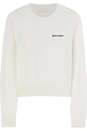 Palm Angels Maglione girocollo con ricamo