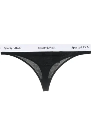 Sporty & Rich Perizoma Serif con stampa