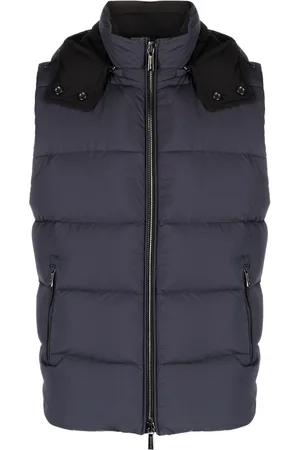 MOORER Gilet imbottito a collo alto