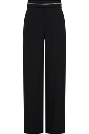 DION LEE Pantaloni dritti con zip