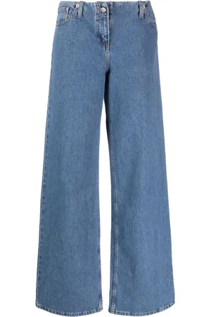 MAGDA BUTRYM Jeans a gamba ampia con applicazione