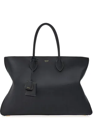 Salvatore Ferragamo Borsa tote in pelle con logo