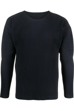 Issey Miyake Felpa Basic plissettata