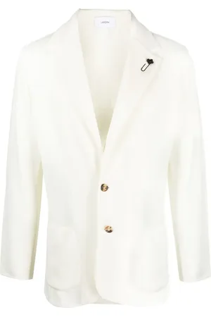 LARDINI Blazer con spilla