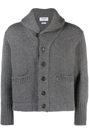 Thom Browne Cardigan con scollo a scialle