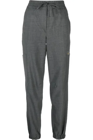 SEMICOUTURE Pantaloni affusolati con coulisse