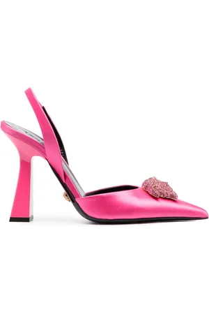 VERSACE Pumps La Medusa con cinturino posteriore 105mm