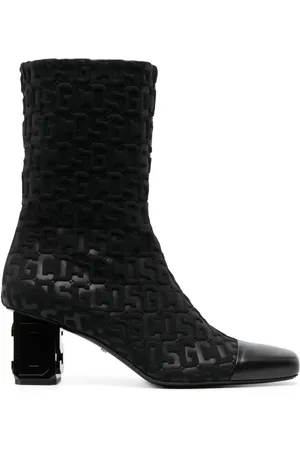 GCDS Stivaletti con motivo monogramma