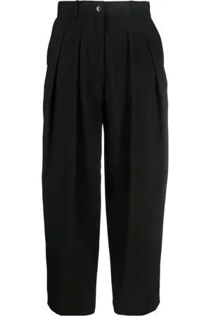 Kenzo Pantaloni crop con pieghe