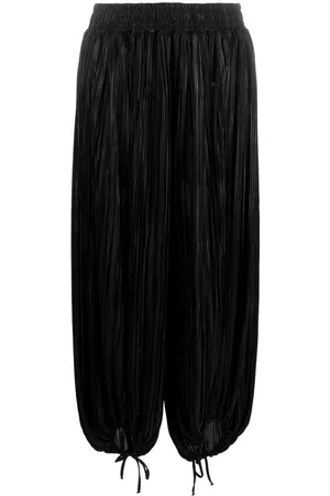 Styland Pantaloni crop con effetto metallizzato