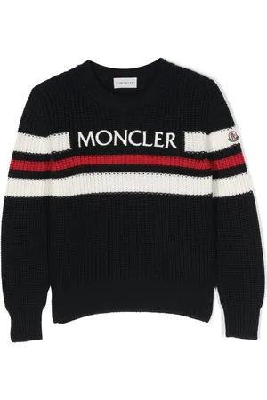 Moncler Maglione con logo a intarsio