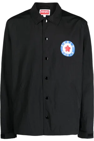 Kenzo Giacca-camicia Target con stampa