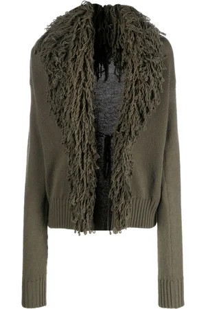 BLUMARINE Cardigan con frange