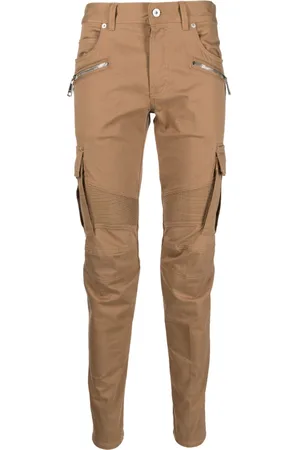 Balmain Pantaloni skinny con zip