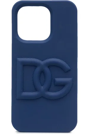 Dolce & Gabbana Cover per iPhone 14 Pro con logo goffrato