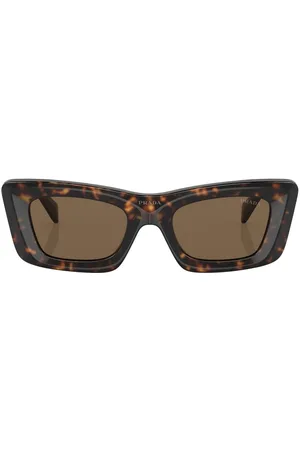 Prada Occhiali da sole con effetto tartarugato
