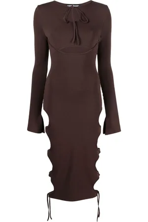 andre damo Abito midi con cut-out