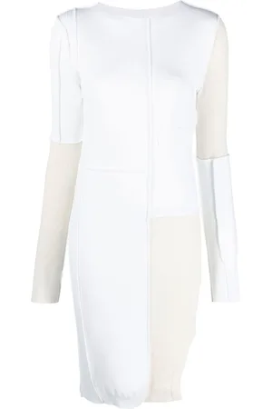 Maison Margiela Abito midi con design color-block