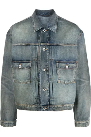 Kenzo Giacca denim con bottoni