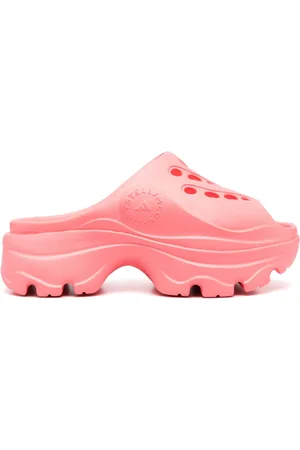 adidas Clogs con logo goffrato 55mm