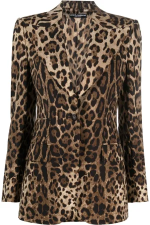 Dolce & Gabbana Blazer monopetto con stampa