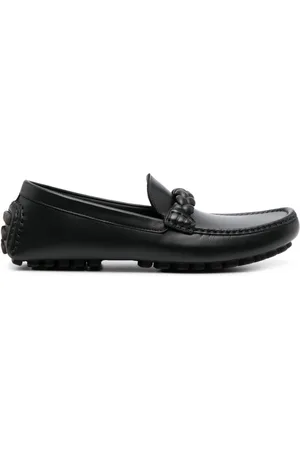 Gianvito Rossi Mocassini Massimo con dettaglio intrecciato