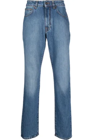 Boglioli Jeans dritti a vita media