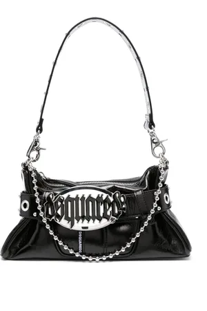 Dsquared2 Borsa a spalla Gothic con placca logo
