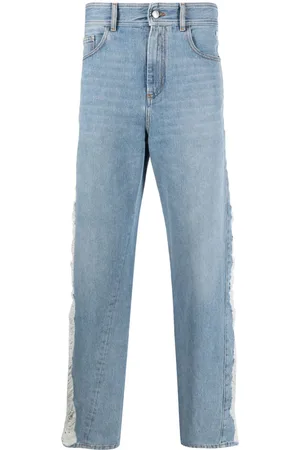 GCDS Jeans dritti a vita alta