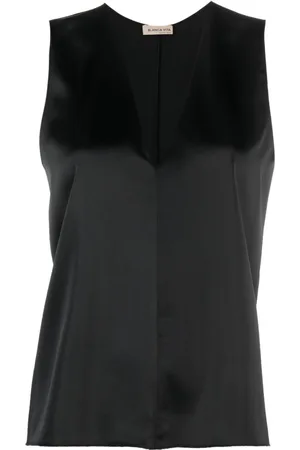 BLANCA Top con scollo a V