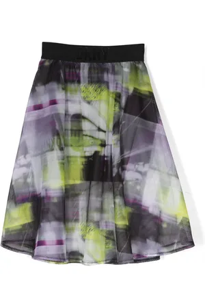 DKNY Gonna svasata con stampa