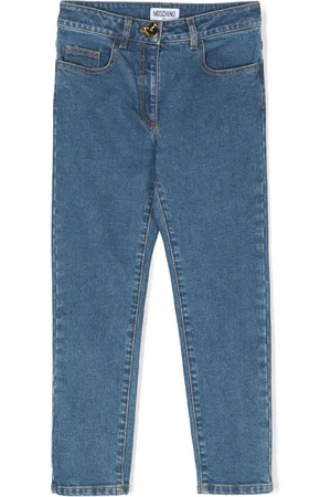 Moschino Jeans dritti con ricamo