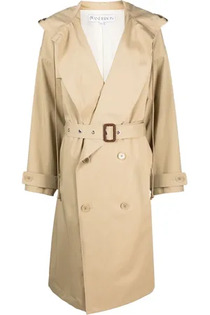 J.W.Anderson Trench doppiopetto con cappuccio