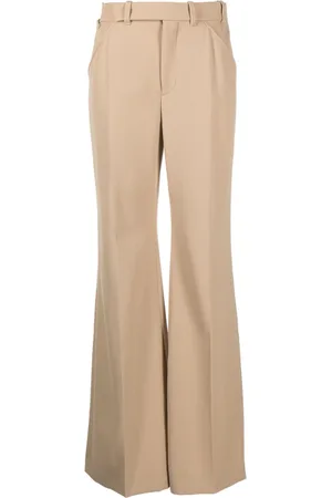 Chloé Pantaloni in lana a gamba ampia