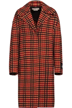Marni Cappotto Wavy Check