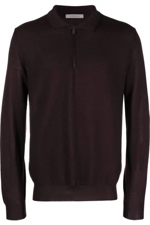 corneliani Polo leggera in lana vergine