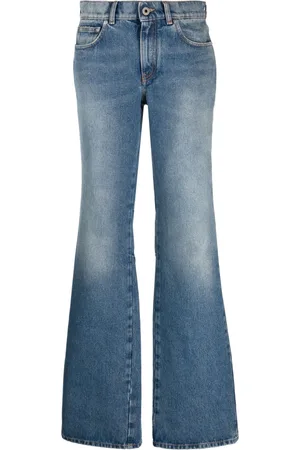 OFF-WHITE Jeans svasati a vita bassa