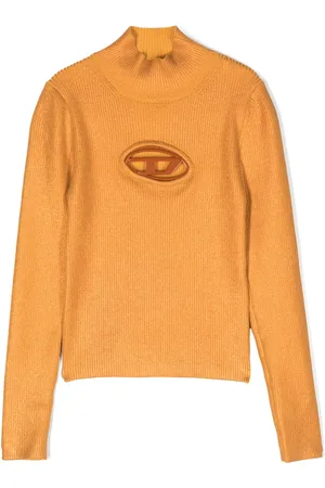 Diesel Maglione a collo alto con placca logo