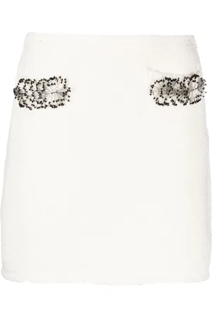 Lanvin Minigonna boucl?? con perline