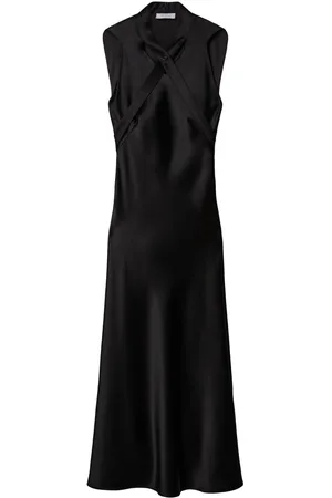 OFF-WHITE Abito midi con fibbia