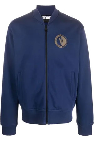 VERSACE Bomber con stampa